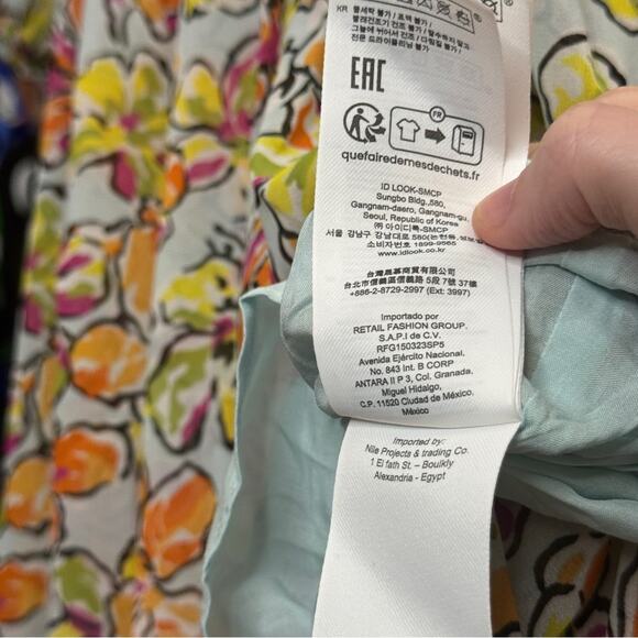 Maje Cutout Floral Georgette Midi Dress NWT Size 38 (M) & 40 (L) Designer - Picture 15 of 16